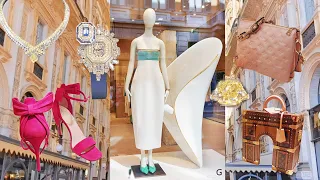 Shopping in Milan: DIOR, LV, GUCCI, JIMMY CHOO, BOTTEGA VENETA, PUCCI... Luxury Shopping Vlog 2024.