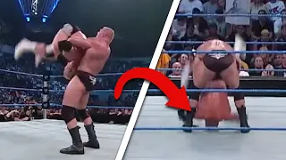 That Time Brock Lesnar Broke Hardcore Holly's Neck #shorts