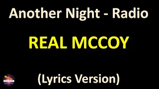 Real McCoy - Another Night - Radio Mix (Lyrics version)