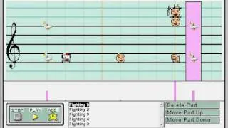 Final Fantasy VII - Fighting - Mario Paint Composer