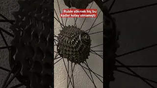 Bisiklet rublesi sökmek hiç bu kadar kolay olmamıştı. ruble sökmek için alternatif yöntem.