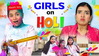 Girls Problem During Holi | Indian Desi Family | Anaysa