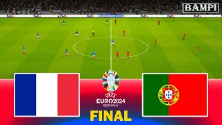 FRANCE vs PORTUGAL / Final UEFA Euro 2024 / Mbappe vs Ronaldo / PES Gameplay