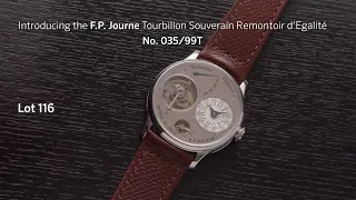 One of the Earliest F.P. Journe Watches to Come to the Market
