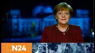 Neujahrsansprache: Angela Merkel ruft Deutsche zu mehr Zusammenhalt auf