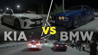 KIA STINGER VS BMW M5 E39   -   BMW M5 F90 VS MBENZ W203 C55