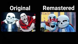 To the Bone but the original plays on the left while the remastered is played on the right