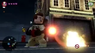 LEGO Dimensions - Peter Venkman Free Roam Gameplay (Ghostbusters World)