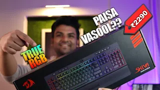 Budget Gaming Keyboard with Full RGB | Redragon Shiva K512 Unboxing & First Impression Review