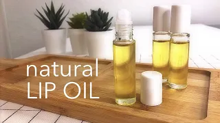 HOW TO MAKE NATURAL LIP OIL -EASY LIP OIL RECIPE for super soft and smooth lips