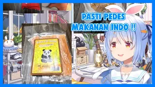 [ Hololive sub indo ] Pekora waktu makan lidi-lidian oleh-oleh dari indonesia !!