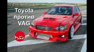 Две турбированных Тойоты против ВАГов: Celica и Altezza VS Octavia и Passat