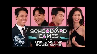 the 'Squid Game' cast on the Tonight Show Starring Jimmy Fallon😍