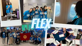 FLEX program | Vlog #1 |  Our flight to America flex#exchange#exchangestudents#kyrgyzstan#usa#life