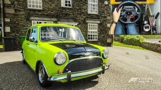 Mr. Bean's Car - Forza Horizon 4 | Mini Cooper S | (Wheel + Stick Shift) Logitech g29