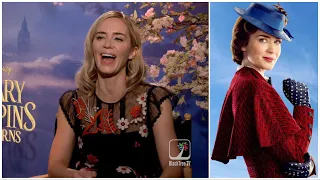 Emily Blunt Interview for Mary Poppins Returns