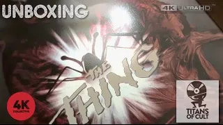 John Carpenter’s The Thing Titans of Cult 4k UltraHD Blu-ray collector’s steelbook unboxing