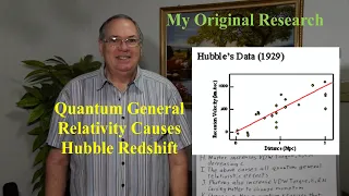 Quantum General Relativity Causes Hubble Redshift
