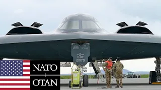 US Air Force, NATO. B-2 Spirit strategic stealth bombers on alert in Iceland.