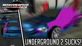 I hate Underground 2! Never play this! NFS Marathon 2020 KuruHS