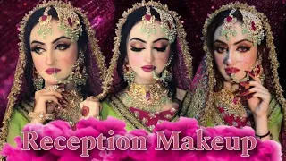 Reception Bride| Bridal makeup| Kashees makeup| @shenshetutorials