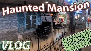 The AMAZING flying Haunted Mansion at Funland | VLOG | June 2021