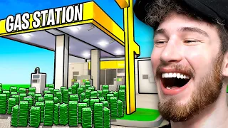 Building a $100,000 ROBUX GAS STATION In Roblox!
