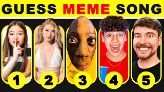 GUESS THE MEME & WHO'S SINGING | Lay Lay | King Ferran | Salish Matter | Mr Beast | Tenge Tenge Song