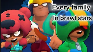 EVERY FAMILY in brawl stars