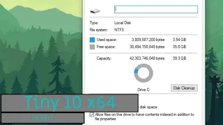 Tiny 10 x64 (+Download) - Windows 10 Lite