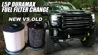 2017-2021 GMC/CHEVY Duramax L5P Fuel Filter Change