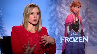 Frozen: Kristen Bell, voice of "Anna" Official Movie Interview | ScreenSlam