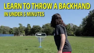 Learn How To Throw A Frisbee Backhand In Under 5 Minutes