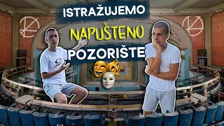 ULAZIMO U NAPUŠTENO POZORIŠTE U ŠUMI | *neko živi u njemu*