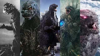 Evolution of Godzilla's roars (1954-2024)