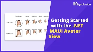 Getting Started with the .NET MAUI Avatar View