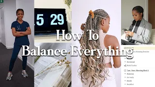 How I balanced: MED SCHOOL, BUSINESS, HOBBIES, FAITH & RELATIONSHIPS