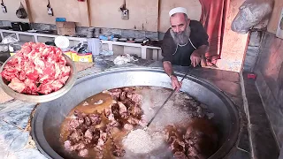 Kabuli Pulao Recipe | 200+ KG Giant Rice Meat Prepared | Afghani Pulao Recipe | Peshawar Street Food