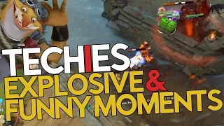 DotA 2 Techies Explosive & Funny Moments