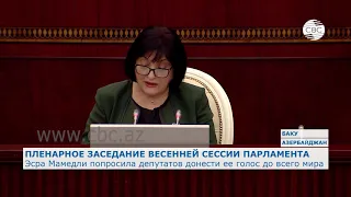 Эсра Мамедли попросила депутатов донести ее голос до всего мира