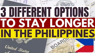 🔴IMMIGRATION/TRAVEL UPDATE: FOREIGN NATIONALS CAN STAY IN THE PHILIPPINES LONGER FROM THESE OPTIONS