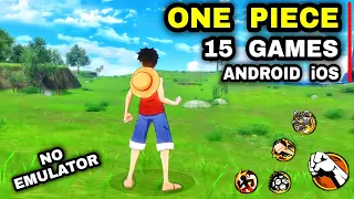 Top 15 NEW ONE PIECE Games Android iOS | One piece games Mobile | Best One Piece RPG Android iOS