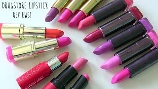 Drugstore Lipstick Reviews! :)