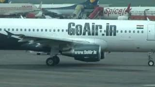 GoAir (Go First) Airbus A320 Taxiing at Delhi IGI Airport