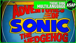 The Adventures of Sonic the Hedgehog Theme Song | Multilanguage (Requested)