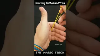 BEST Magic. Tutorial Cut Finger Rubberband Trick. #magic #magictrick #magictutorial #shorts