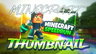 How to make a MINECRAFT THUMBNAIL for FREE using Photopea! +Template