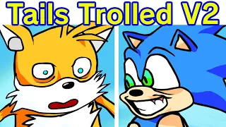 Friday Night Funkin' VS Sonic & Tails Gets Trolled 2.0 by BF & GF Week + Cutscenes (FNF Mod/Hard)