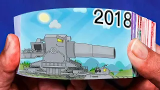 Evolution of Dora Flipbook Animation | Tank Evolution