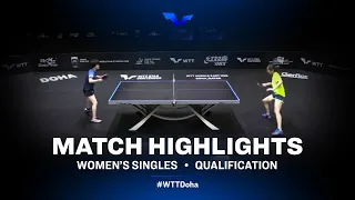 Satsuki Odo vs Liu Hsing Yin | WTT Star Contender Doha 2021 | WS | QUAL Highlights